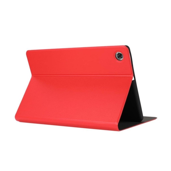 Lenovo Tab M10 FHD Plus simple leather flip case - Red Red