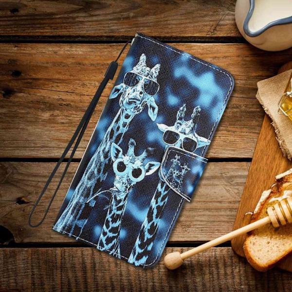 Wonderland Samsung Galaxy S22 flip etui - Giraf Blue