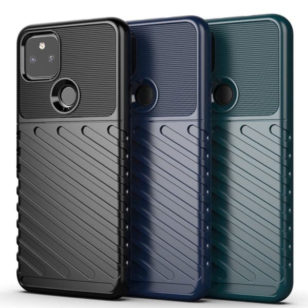 Thunder Google Pixel 5a Etui - Svart Black