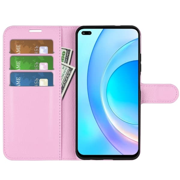 Klassisk Honor 50 Lite / Huawei Nova 8i Flip Etui - Lyserød Pink