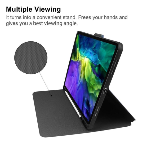 iPad Pro 11 inch (2020) / (2018) durable leather flip case - Pur Purple