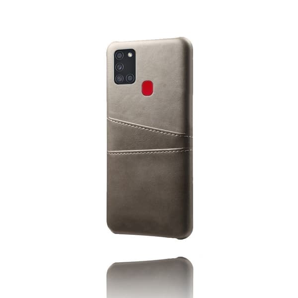 Dual Card deksel -Samsung Galaxy A21s - Grå Silver grey