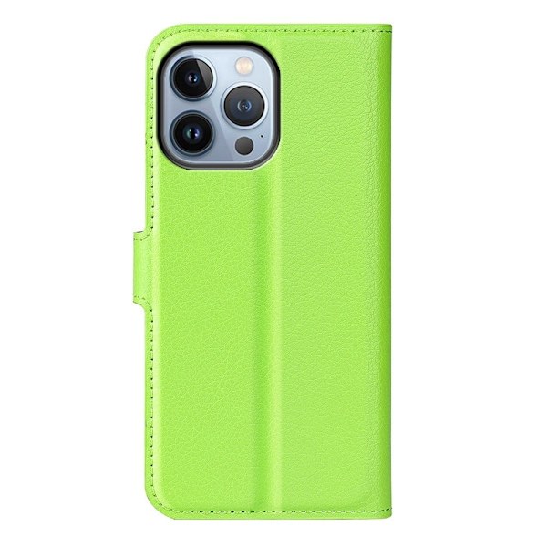 Classic iPhone 14 Pro flip etui - Grønn Green