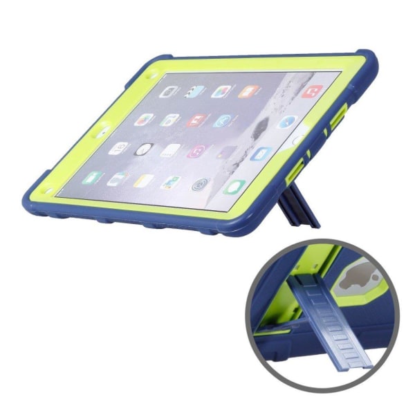 iPad (2018) lujatekoinen suojakuori - Vihreä, sininen Multicolor