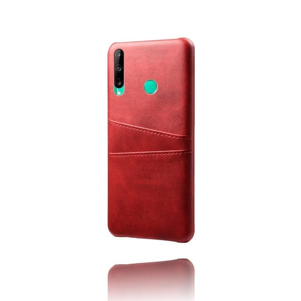 Huawei P40 Lite E skal med korthållare - Röd Röd