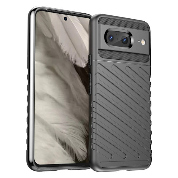 Thunder Google Pixel 8 Suojakotelo - Musta Black