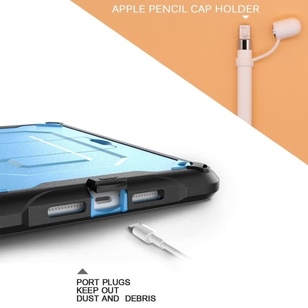 iPad Mini (2019) 360 graders holdbar hybrid etui - Blå Blue