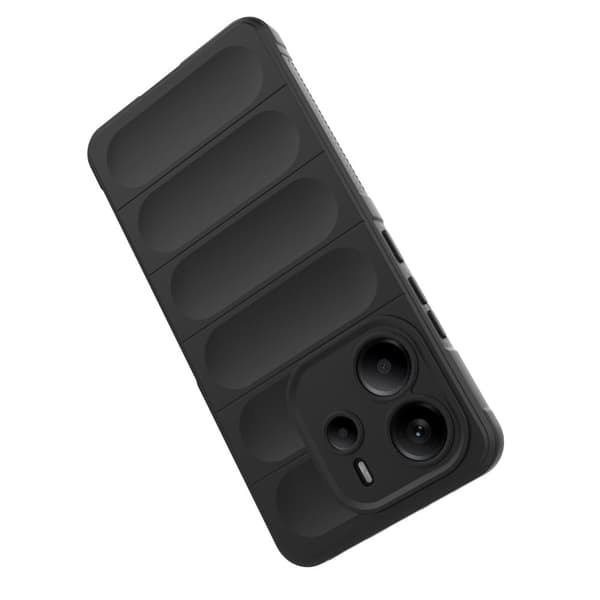 Deksel med mykt grep for Xiaomi Redmi Note 14 5G - Lysegrå Silver grey