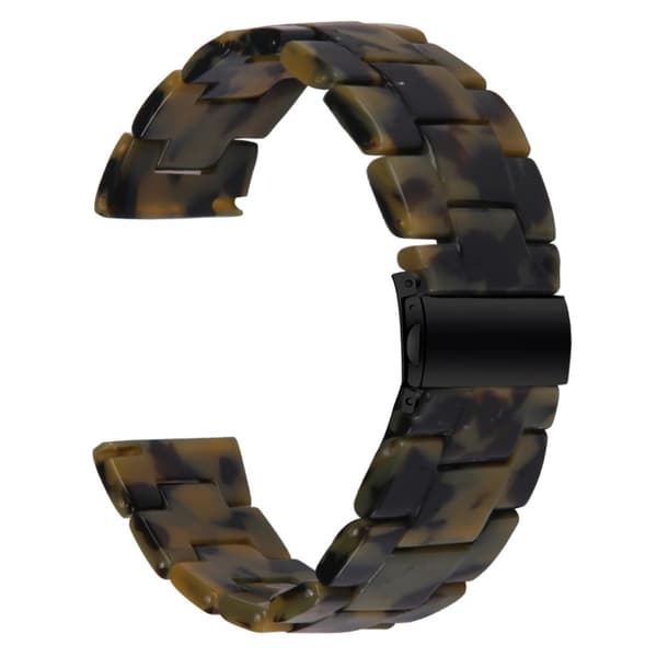 Resin Band Popglory Smart Watch Replacement Strap - Militærgrønn Green