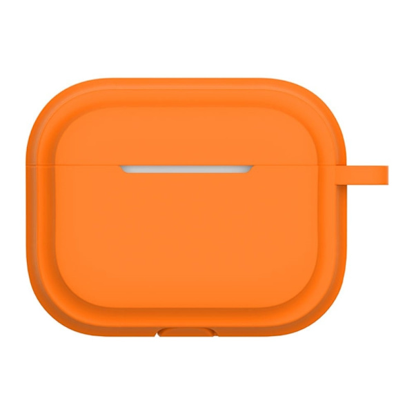AirPods Pro 2 silikonikotelo koukulla - Oranssi Orange