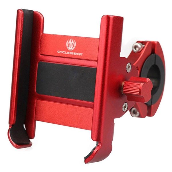 Bicycle rotatable aluminum phone mount holder - Red Red