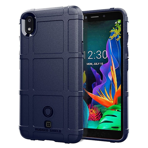 Rugged Shield cover - LG K20 (2019) – Blå Blue