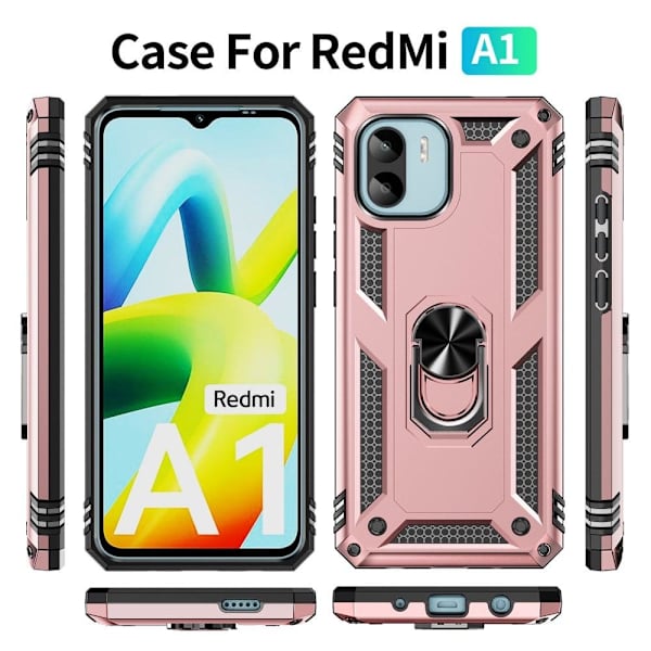 Bofink Combat Xiaomi Redmi A1 Fodral - Roséguld Rosa