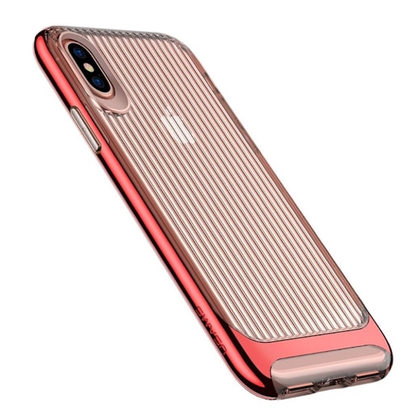 USAMS iPhone X plastikk/silikon cover - Lys rød Red