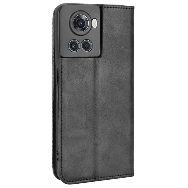 Bofink Vintage OnePlus 10R / OnePlus Ace lærveske - Svart Black