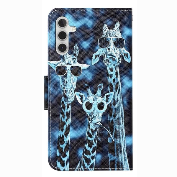 Wonderland Samsung Galaxy A14 Flippetui - Sjiraff Blue