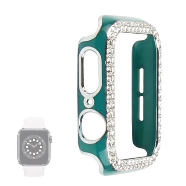 Apple Watch 40 mm tofarget strassdeksel - Grønn / Grønn Green