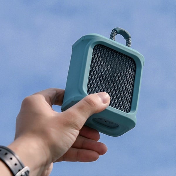 JBL Go 3 silikonskydd med rem - Blå Blå