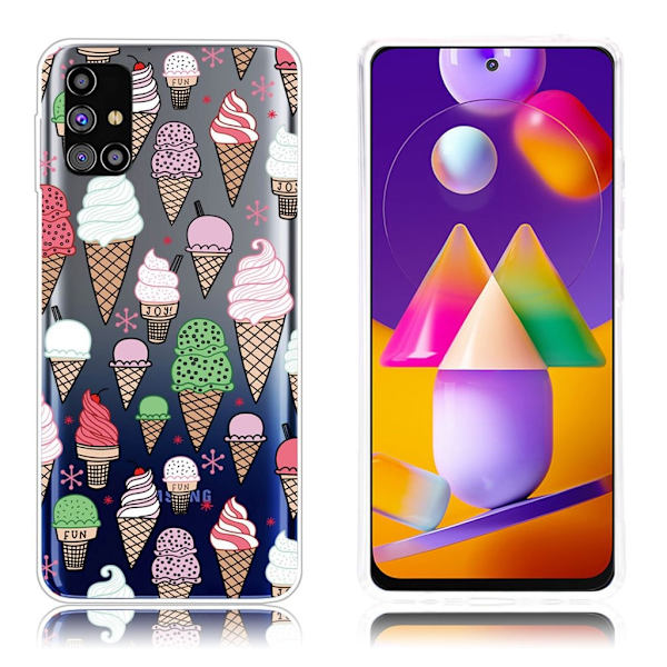 Deco Samsung Galaxy M31s Etui - Ice Cream Multicolor