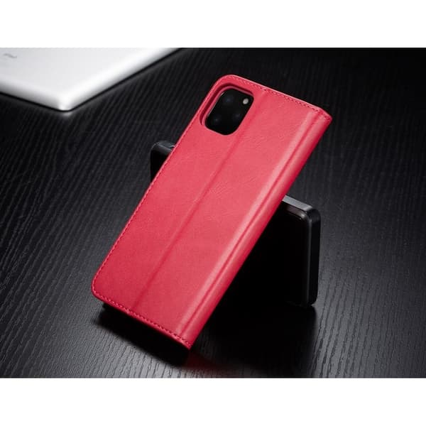 LC.Imeeke läder iPhone 11 Pro Max fodral - Röd Röd