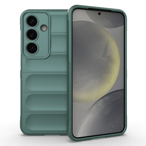 Blødt grebsformet Samsung Galaxy S25 Plus cover - Grøn Green