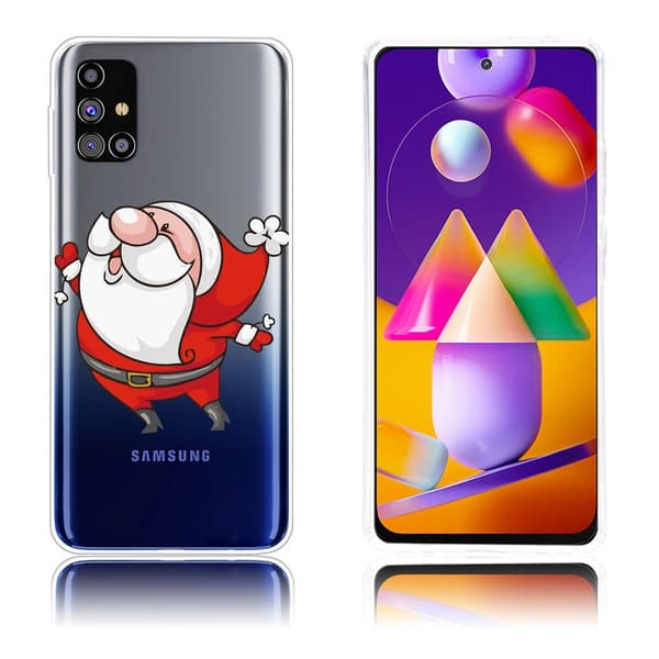 Christmas Samsung Galaxy M31s fodral - Santa Röd