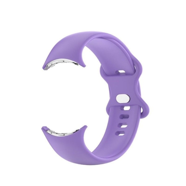 Google Pixel Watch silikone-urrem - Lilla Størrelse: L Purple