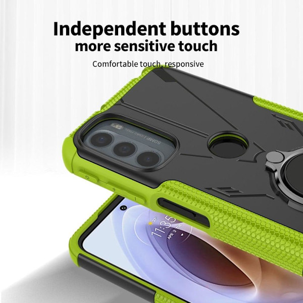Kickstand-cover med magnetisk plade til Motorola Moto G41 / G31 - Lilla Purple