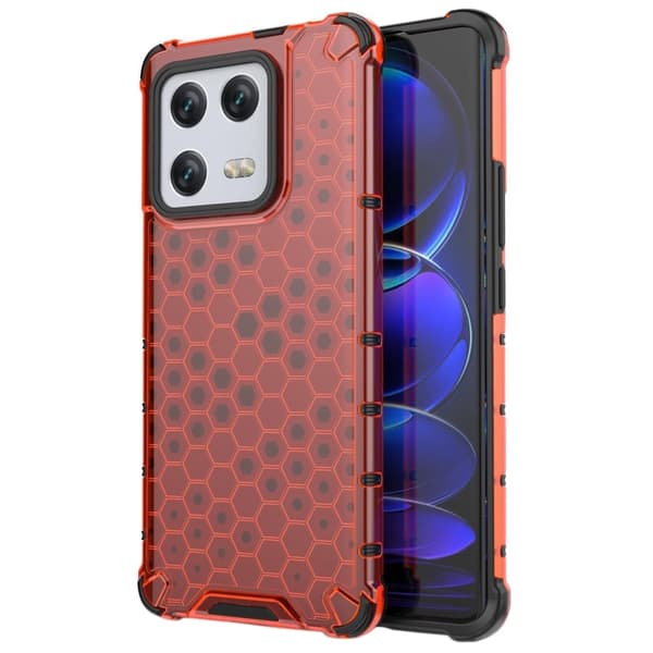 Bofink Honeycomb Xiaomi 13 Pro Etui - Rød Red