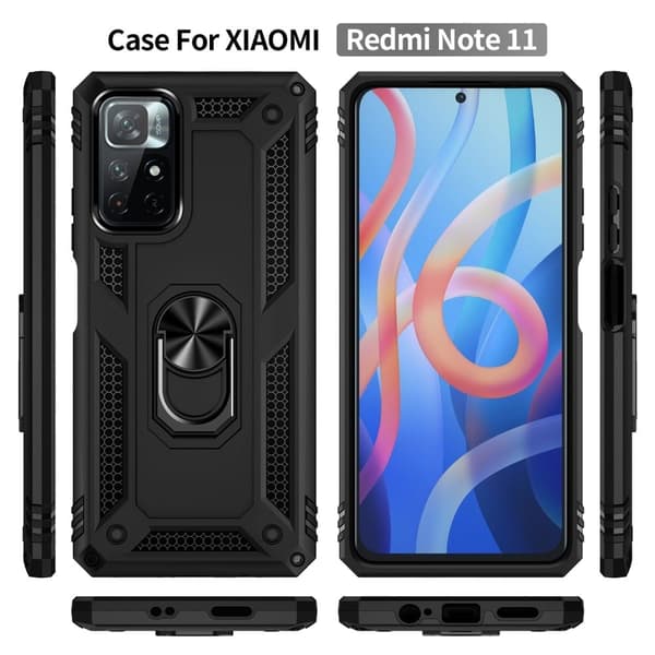 Bofink Combat Xiaomi Redmi Note 11T 5G / 11S 5G Etui - Sort Black