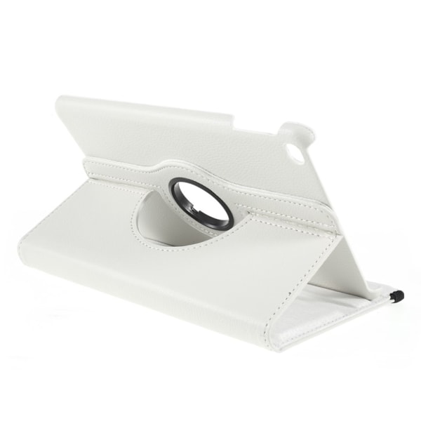 iPad Mini (2019) litchi læder etui - Hvid White