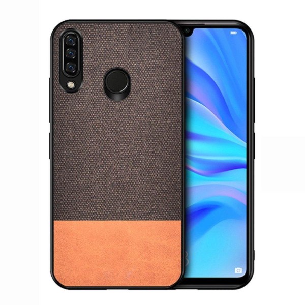 Berlin Honor 10 Lite kuoret - Kangas + PU / ruskea Brown