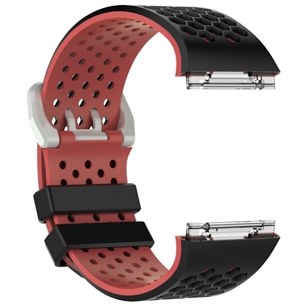 Fitbit Ionic kaksivärinen ranneke - Musta / Punainen Multicolor