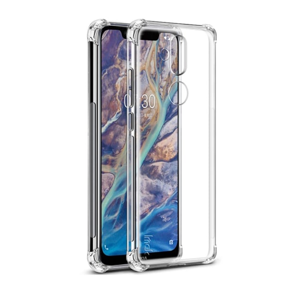 IMAK Nokia 8.1 Anti-drop fodral - Genomskinligt Transparent