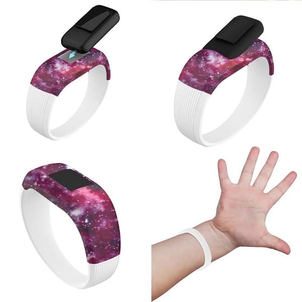 Garmin Vivofit JR -kellon ranneke - Koko: S - Punainen Galaksi Red