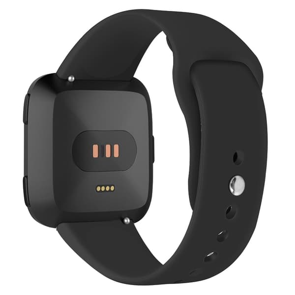 Fitbit Versa Lite silikoneurrem - størrelse: S / sort Black
