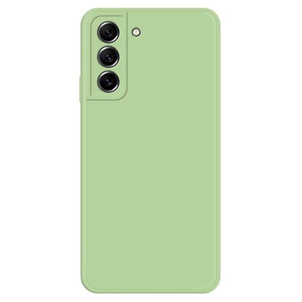 Viistetty pudotusta estävä kumipäällysteinen suojus Samsung Galaxy S21 FE:lle - Vihreä Green