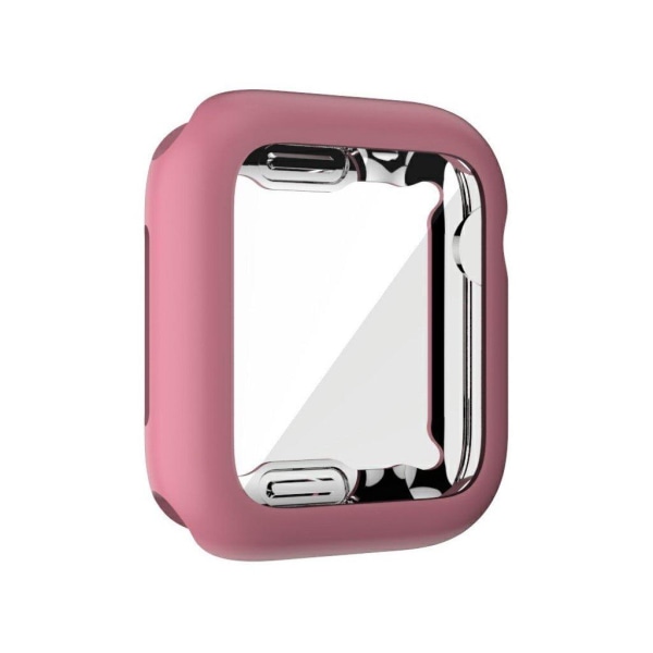 Apple Watch Series 6 / 5 44mm blød glans holdbar ramme - pink Pink