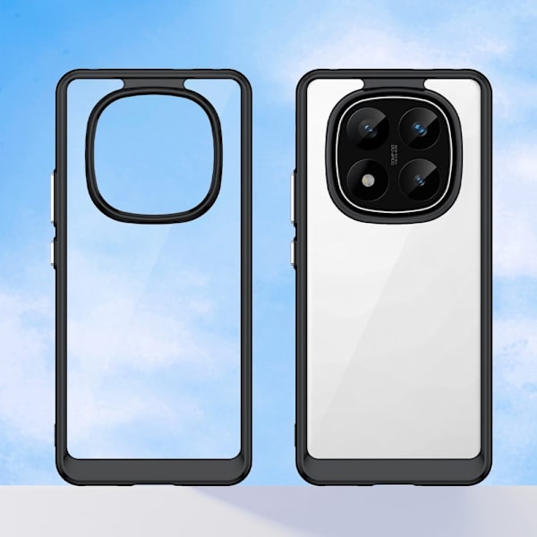 Xiaomi Redmi Note 14 Pro Plus 5G smart akryl cover - Sort Black