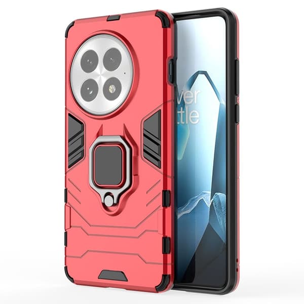 Støtsikkert OnePlus 13 Panther-telefonetui - Rød Red