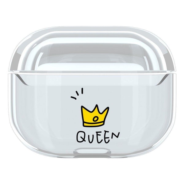 AirPods Pro cute pattern case - Queen White