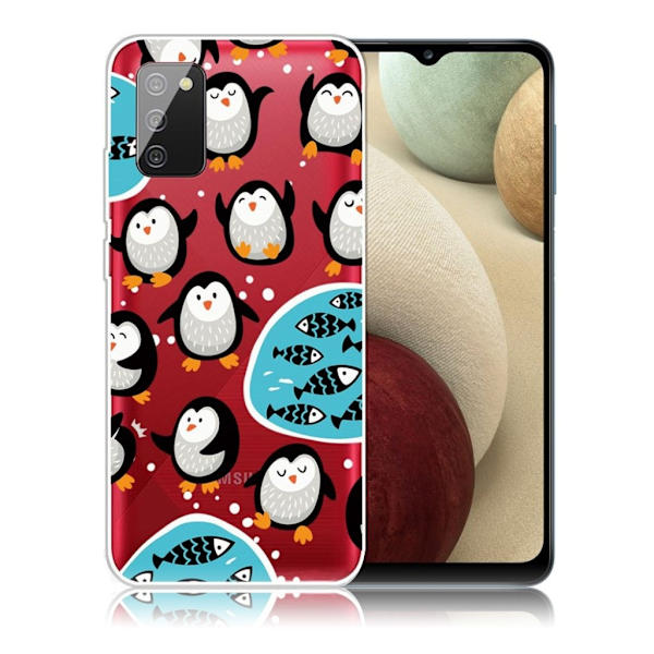 Deco Samsung Galaxy A02s Etui - Pingvin Multicolor