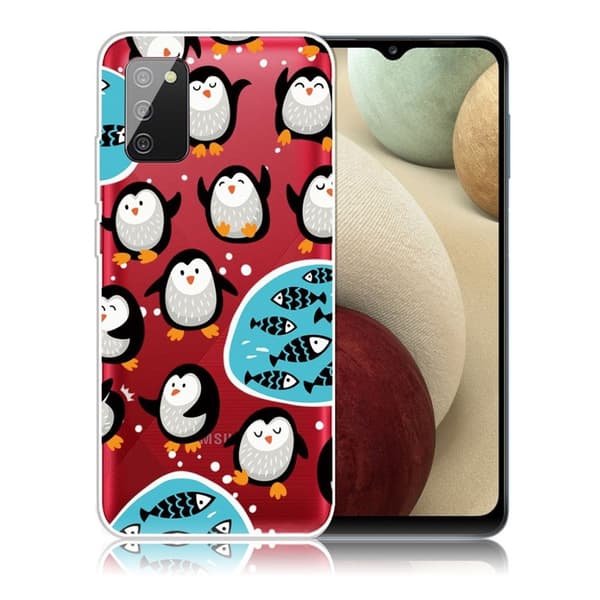 Deco Samsung Galaxy A02s kotelot - Pingviini Multicolor