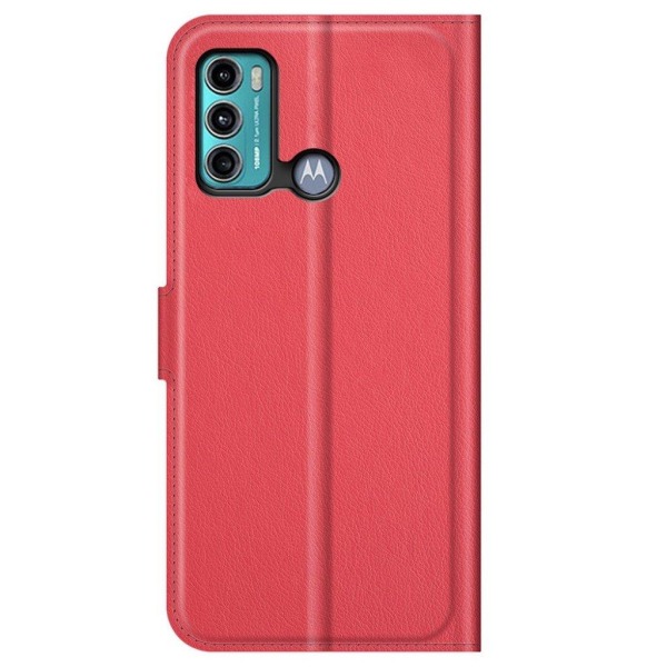 Klassisk Motorola Moto G40 Fusion / Motorola Moto G60 flip etui - Rød Red