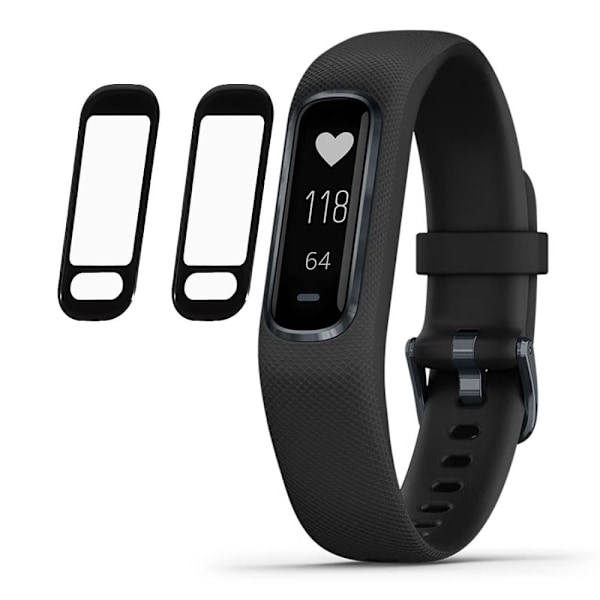 2Pcs Garmin Vivosmart 5 skærmbeskytter med buet kant i PMMA Transparent