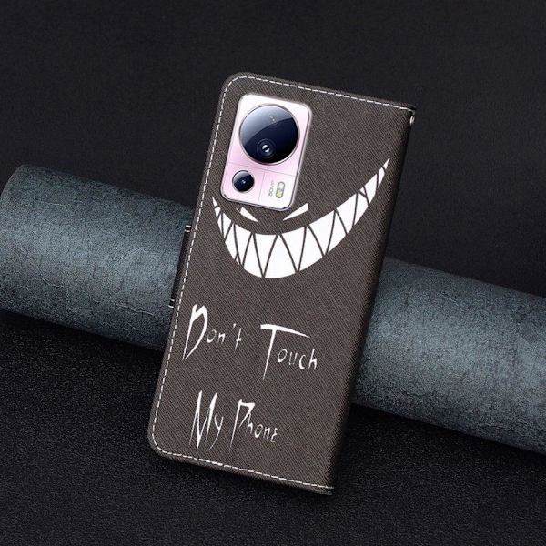 Wonderland Xiaomi 13 Lite / Civi 2 Flip Etui - Don't Touch My Phone Black