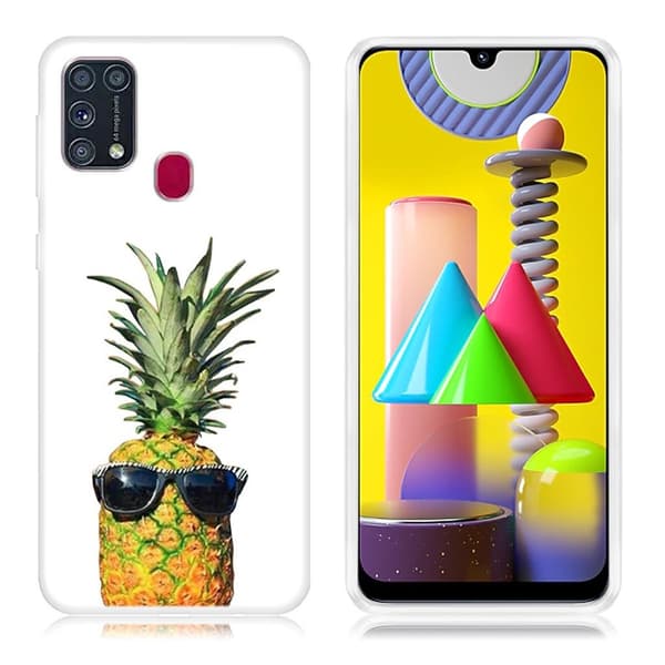 Deco Samsung Galaxy M31 skal - Ananas Gul