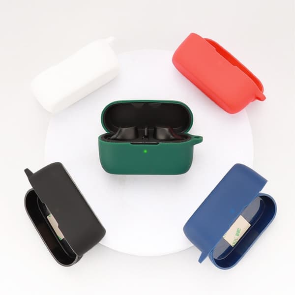 Jabra Evolve2 Buds silikonisuojus soljella - Tummansininen Blue