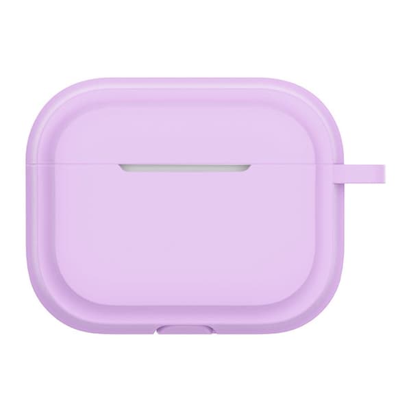 AirPods Pro 2 silikoneetui med krog - Lyselilla Purple