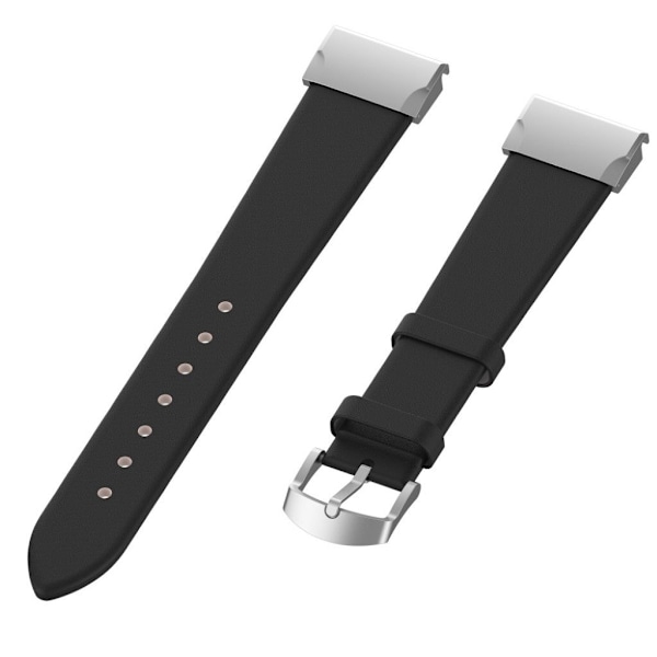Garmin Fenix 5S klockarmband i äkta läder - Svart Svart